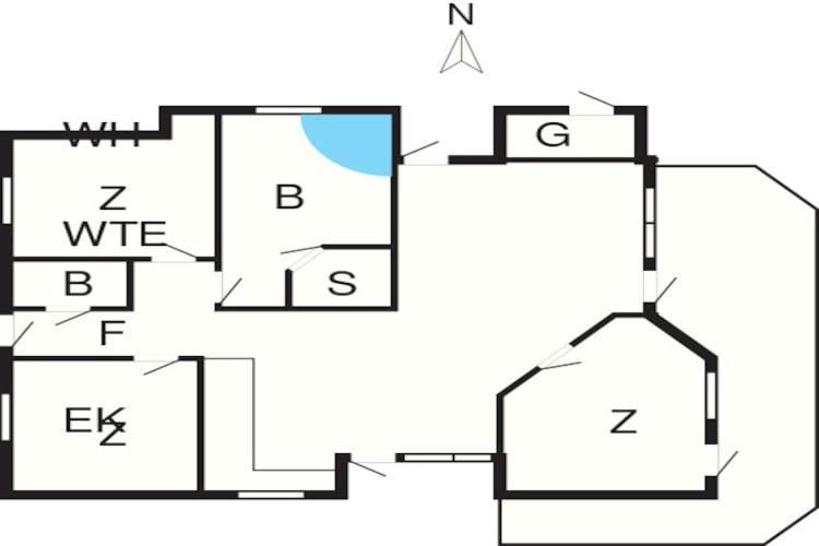 8 Person Holiday Home In Ulfborg Exterior foto